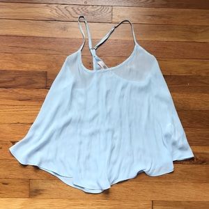 Baby blue blouse